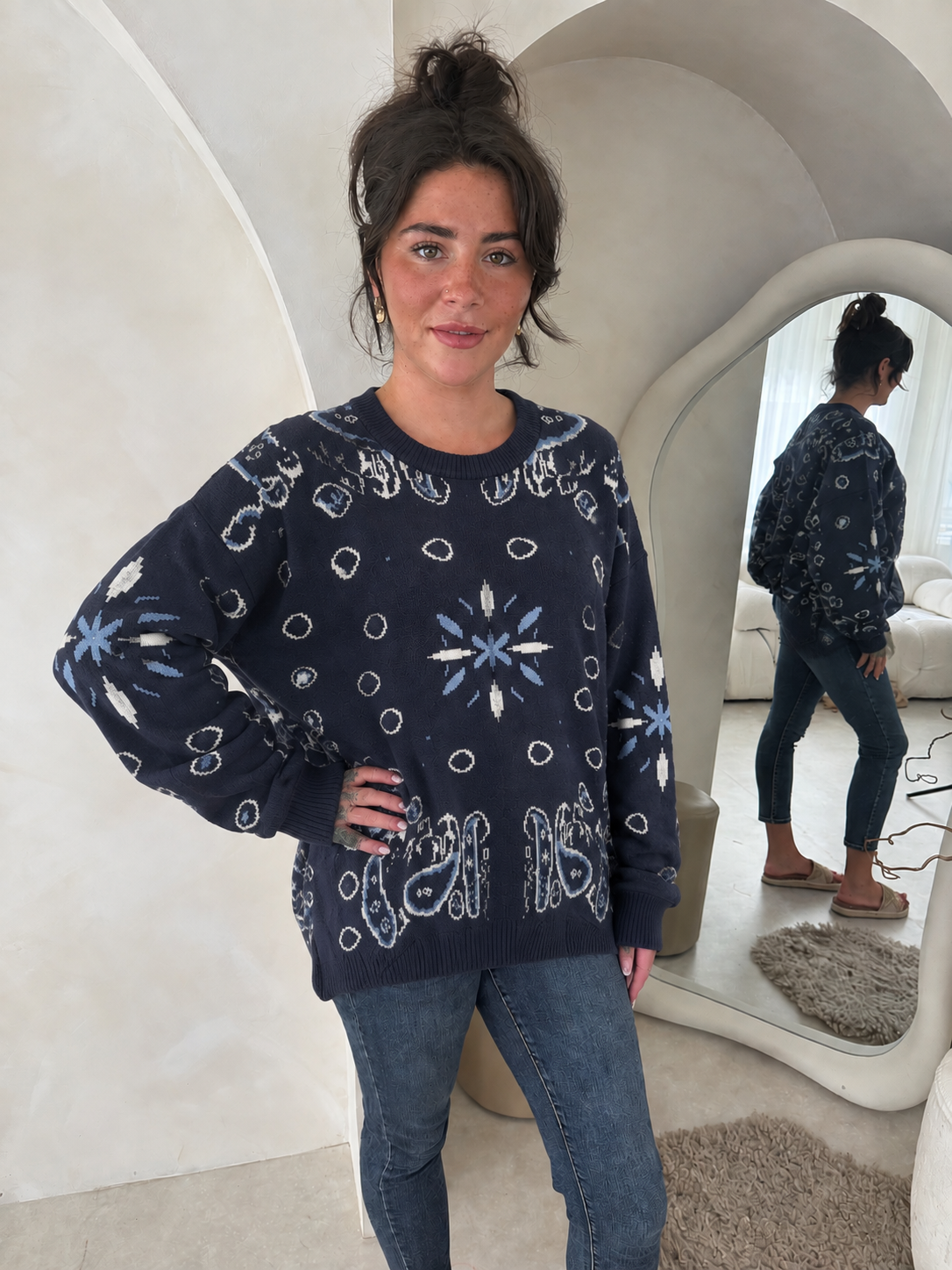 Dazy jumper in navy
