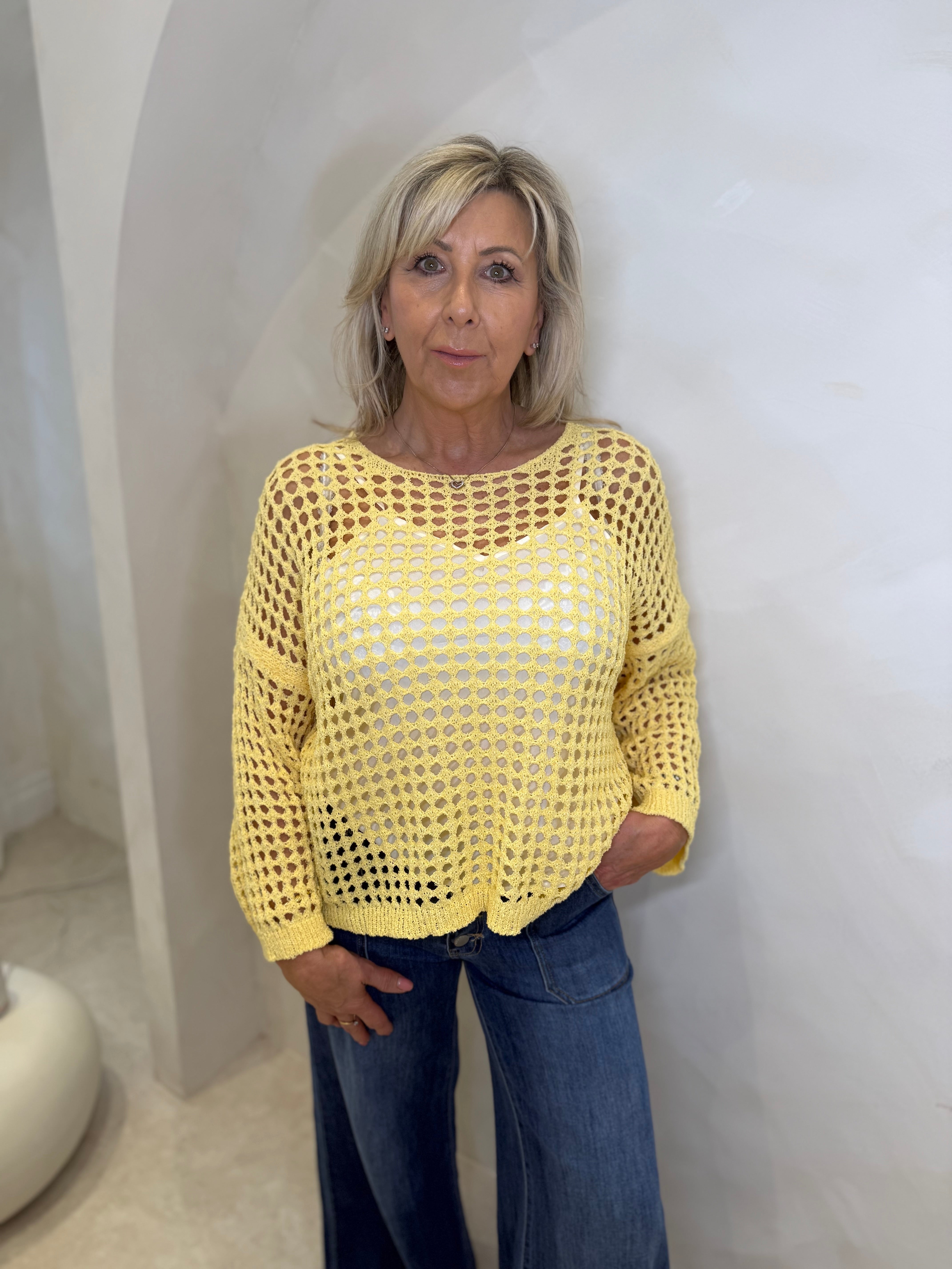 London top in lemon Main image