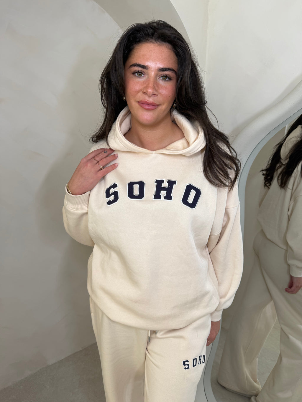 Soho tracksuit in cream