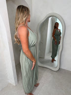 Sunstruck jumpsuit in khaki