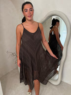 Lola dress in brown
