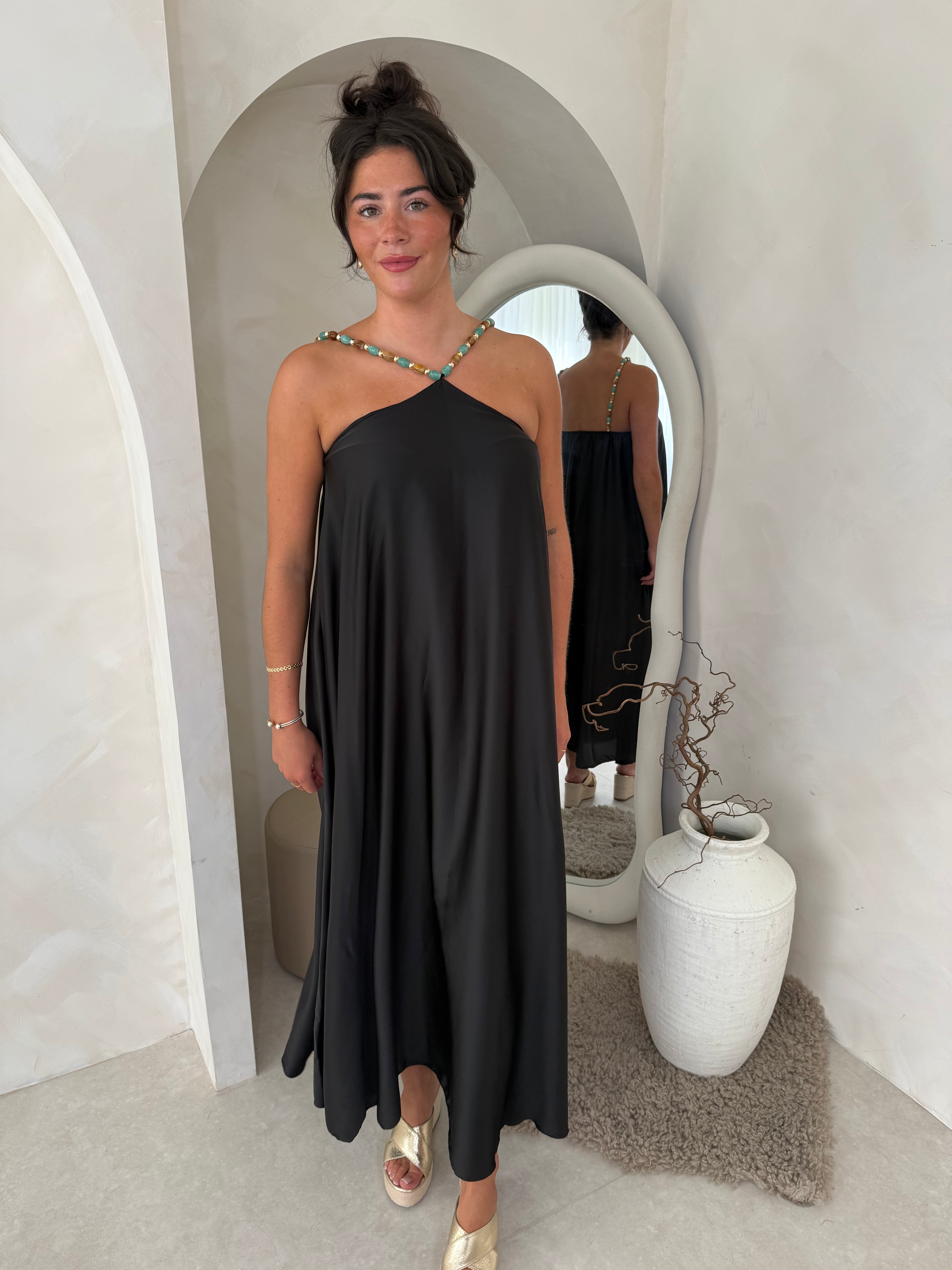Monaco dress in black Secondary image