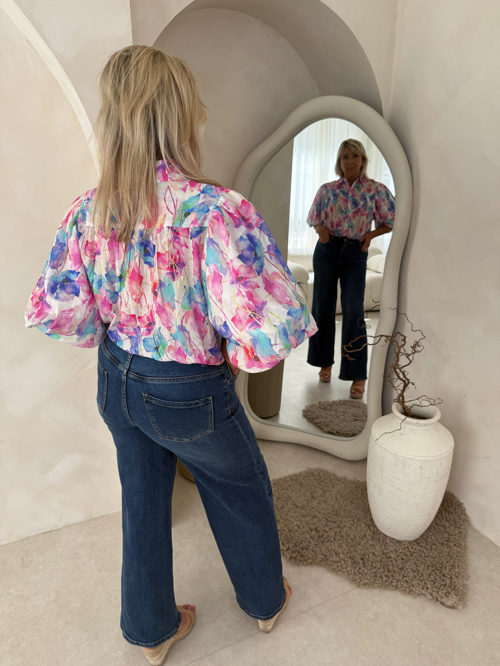 Paris blouse in floral