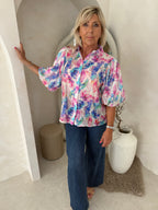 Paris blouse in floral