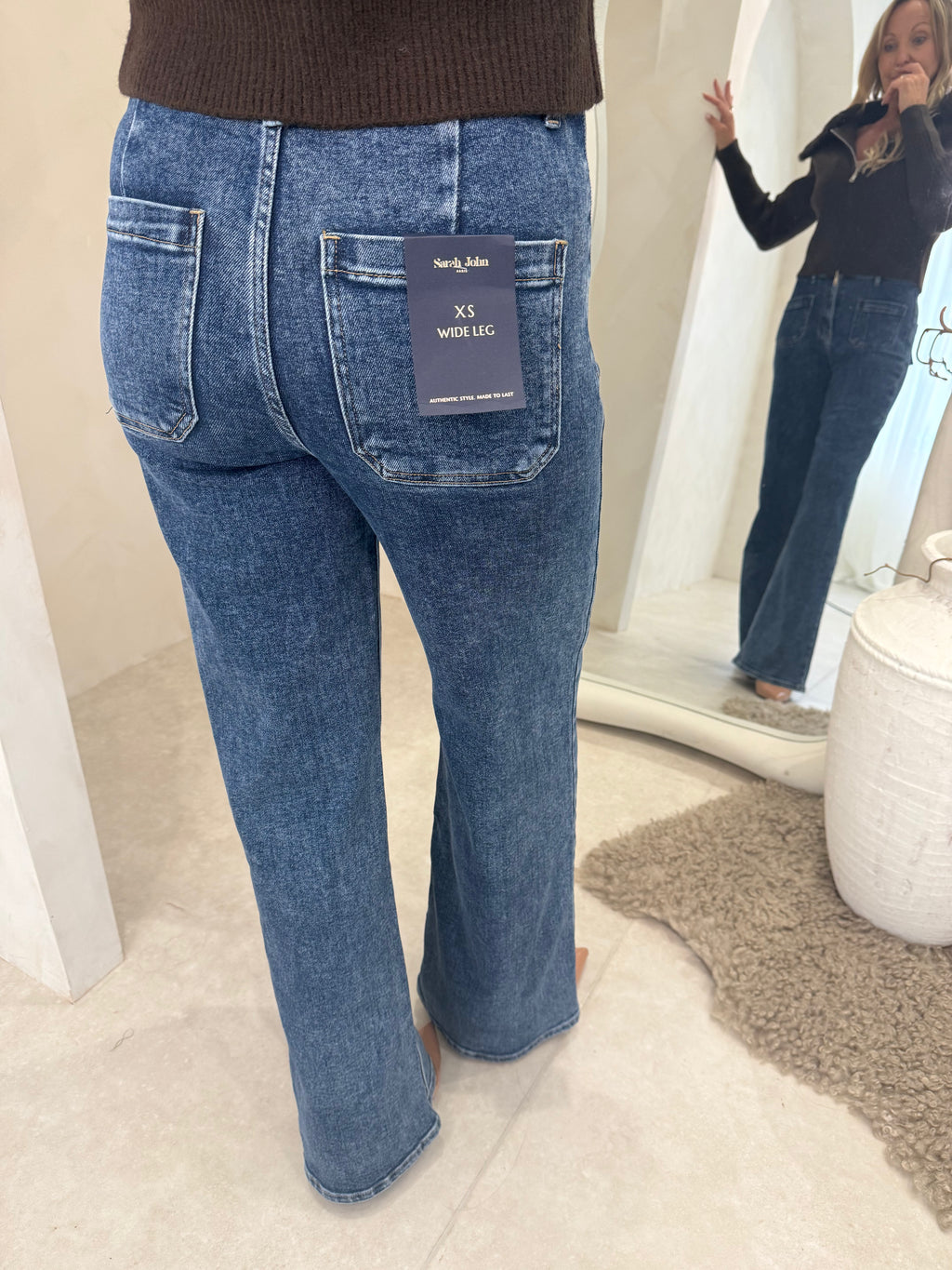 My Sunday Jeans in washed denim