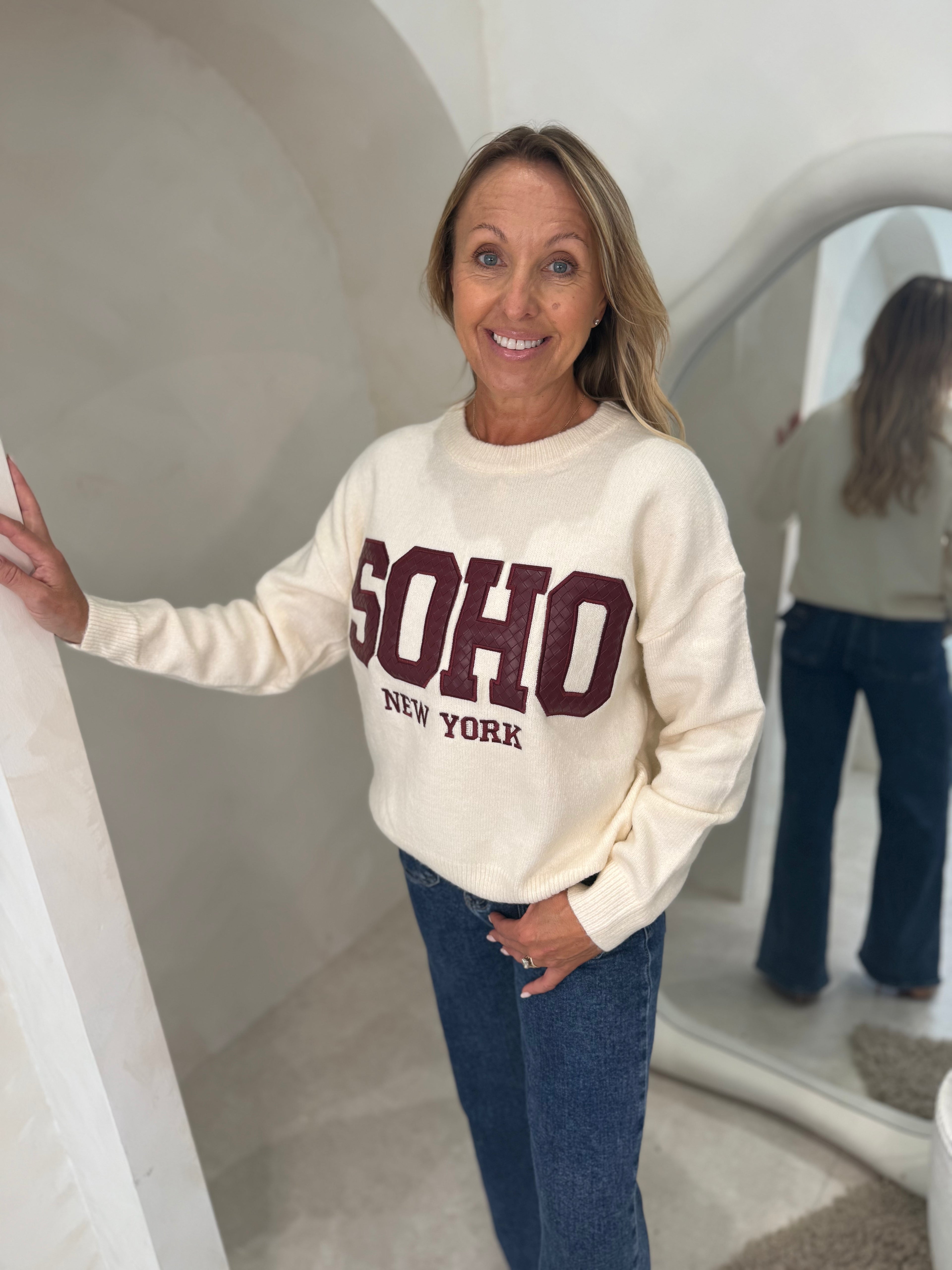 Soho jumper in cream