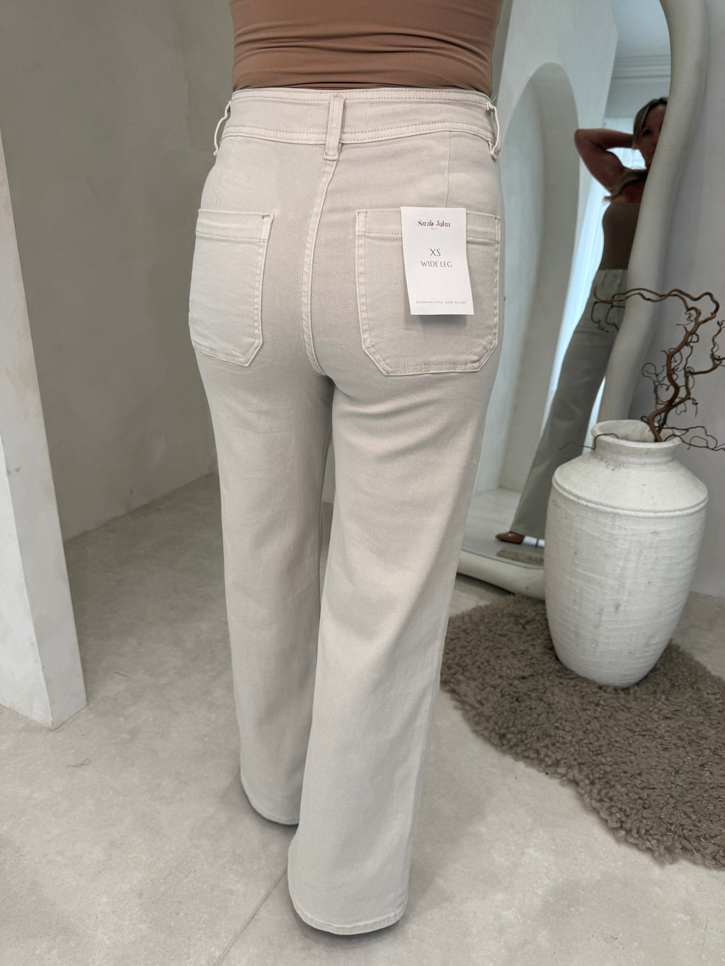 My Sunday Jeans in cream