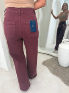 My Sunday Jeans in burgundy