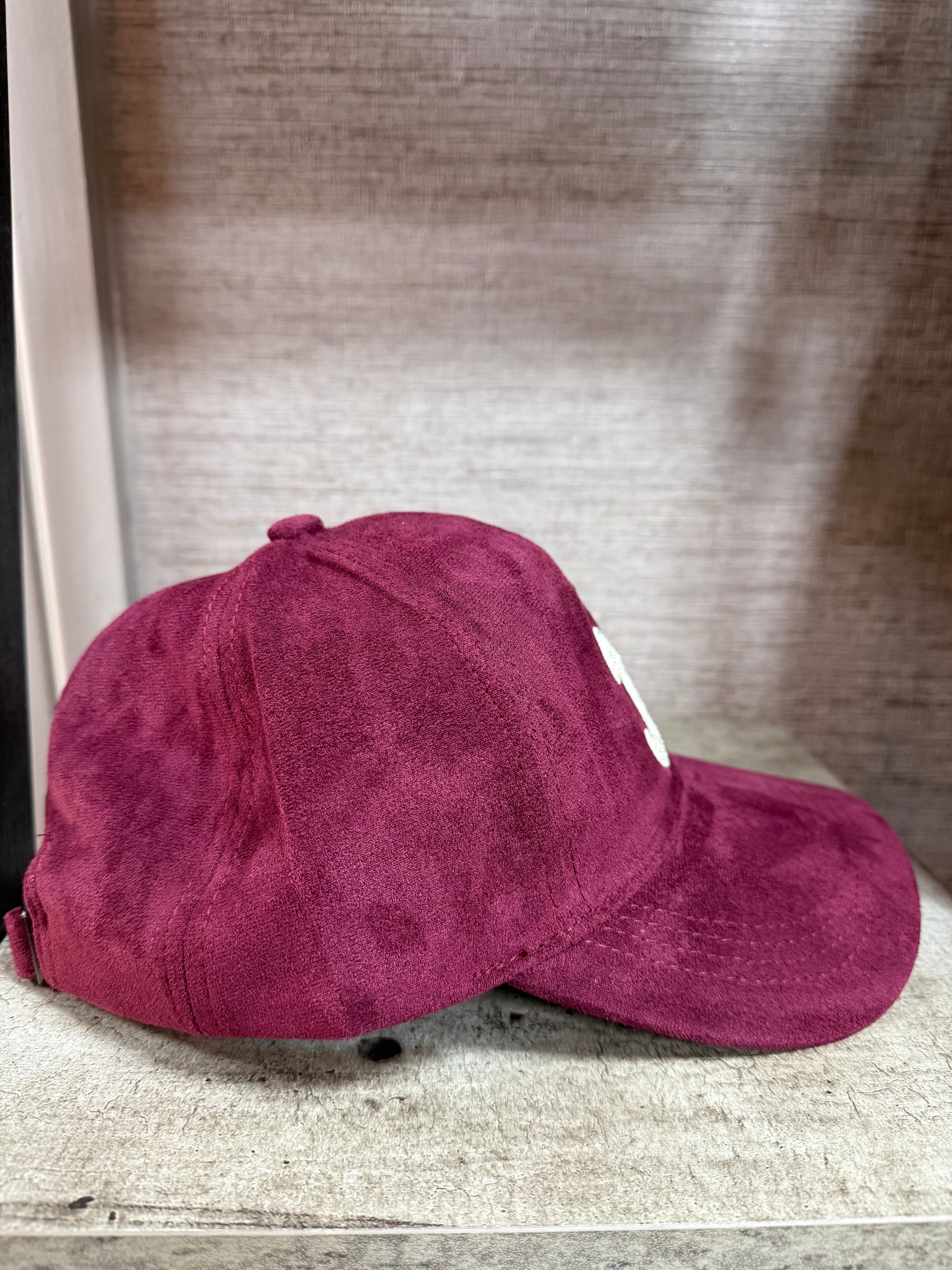 Lowe cap in burgundy